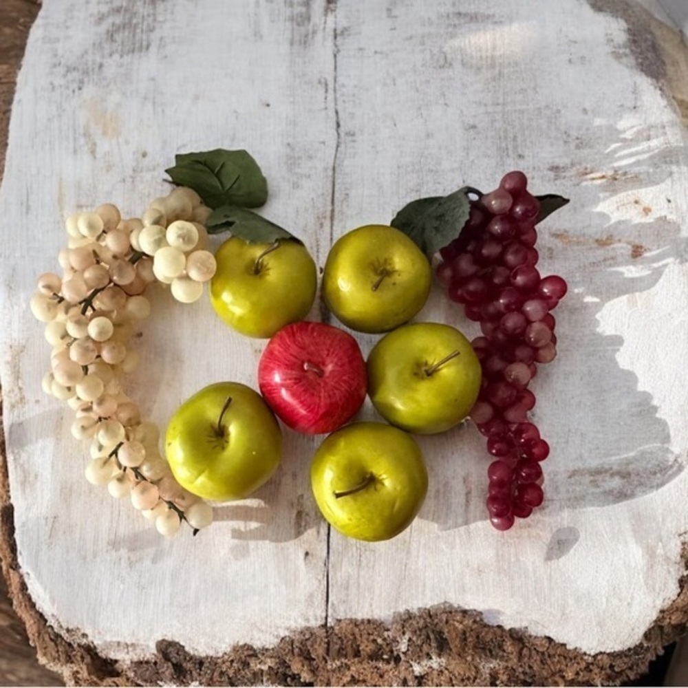 Decorative Fruit artificial apple grapes realistic looking fruits